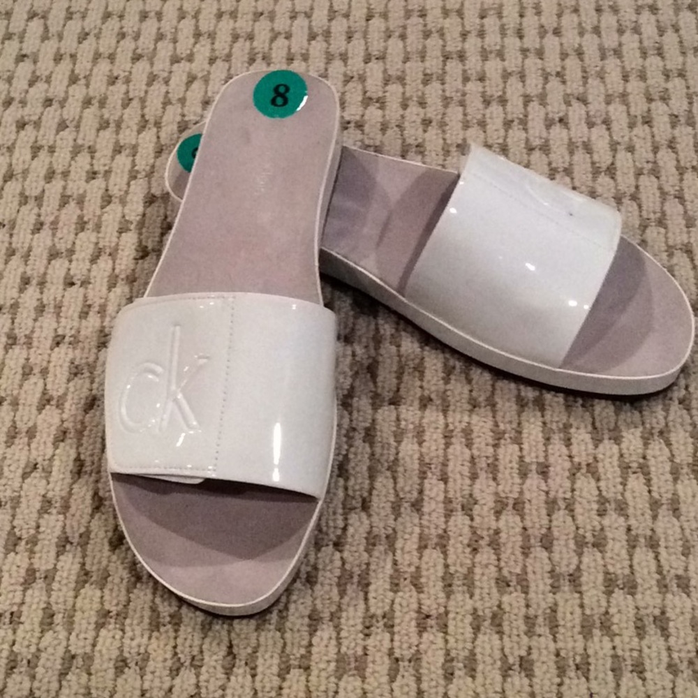 Brand new Calvin Klein flip flops